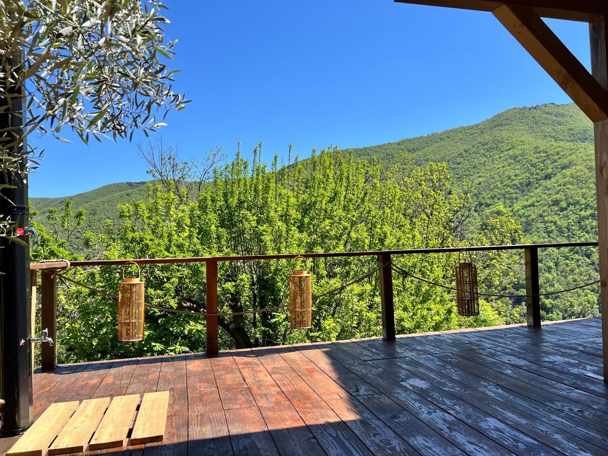 Les Magnels Bed & Breakfast Valleraugue Bagian luar foto
