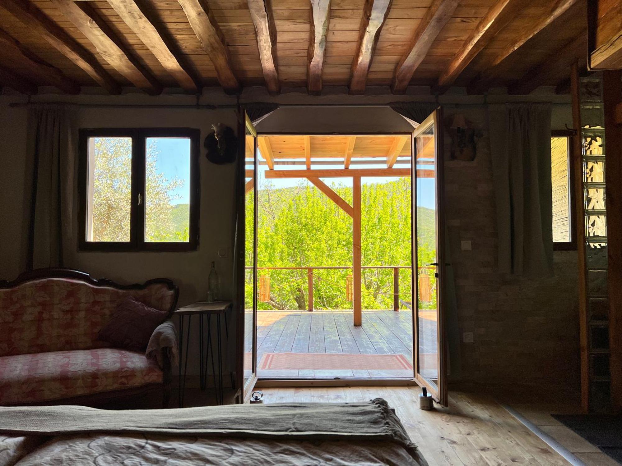 Les Magnels Bed & Breakfast Valleraugue Bagian luar foto