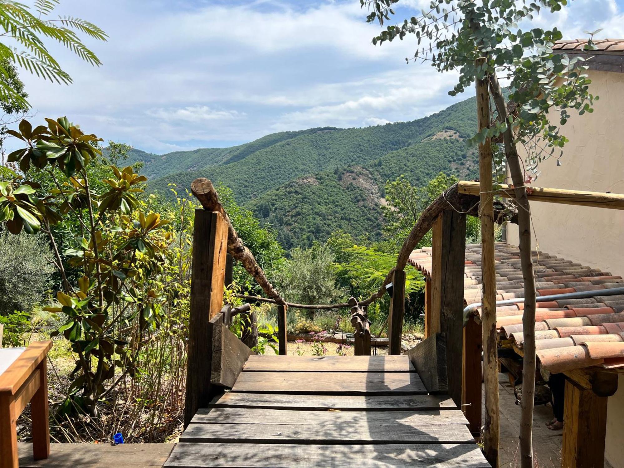 Les Magnels Bed & Breakfast Valleraugue Bagian luar foto
