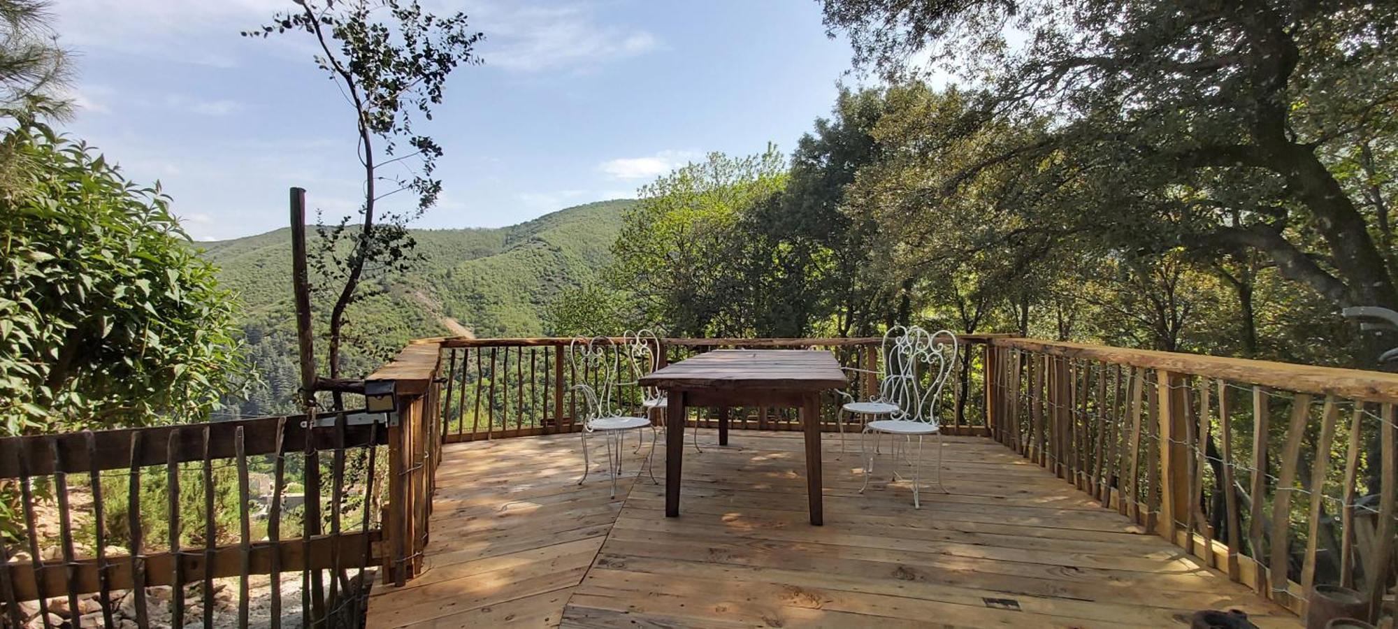 Les Magnels Bed & Breakfast Valleraugue Bagian luar foto